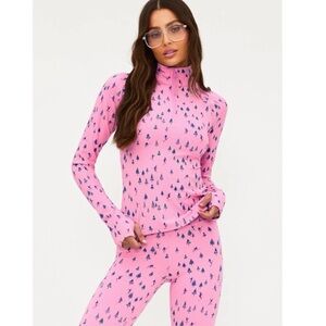 Beach Riot Kamara Top Ski Patrol Waffle, SMALL